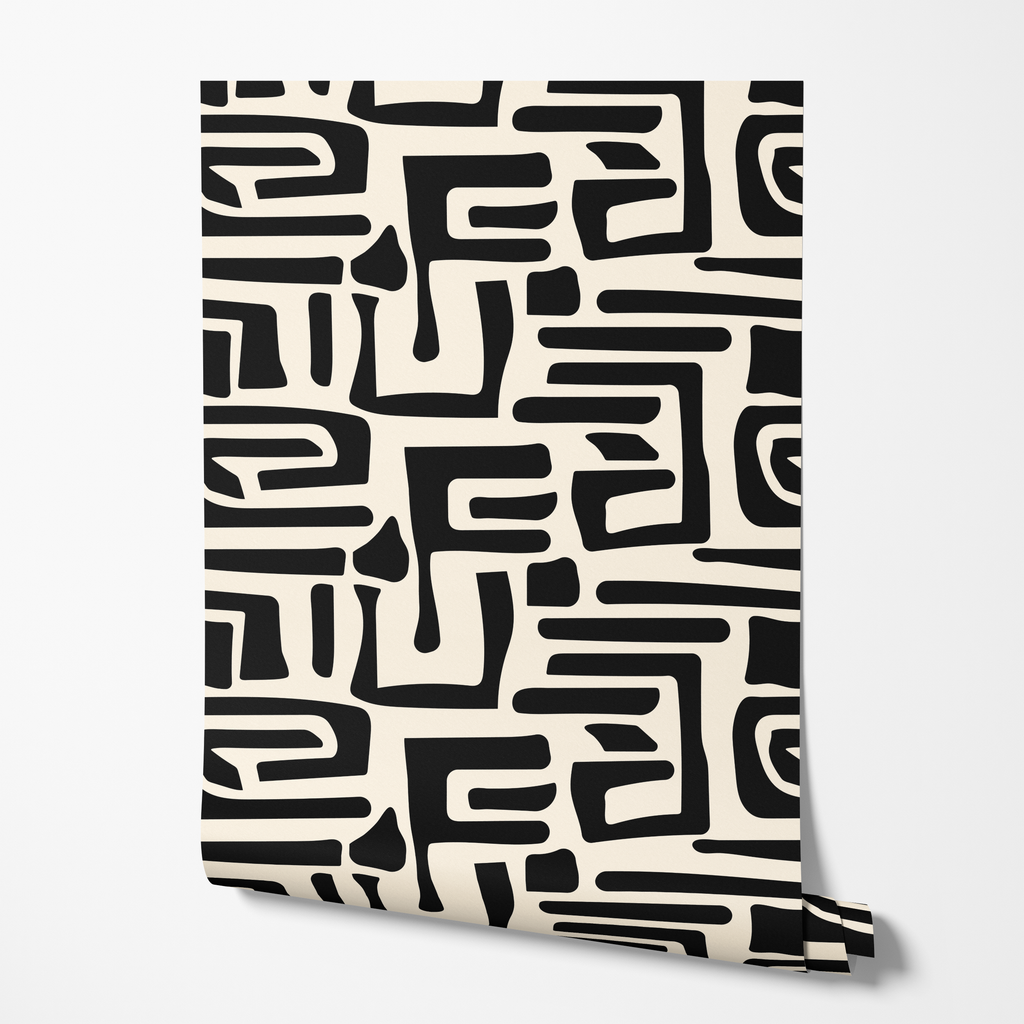 Tribal Maze Wallpaper