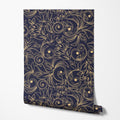 Baroque Floral Damask Wallpaper