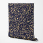 Baroque Floral Damask Wallpaper