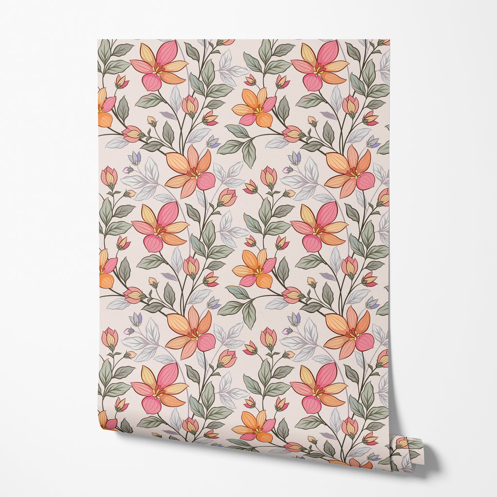 Bloom Vine Wallpaper