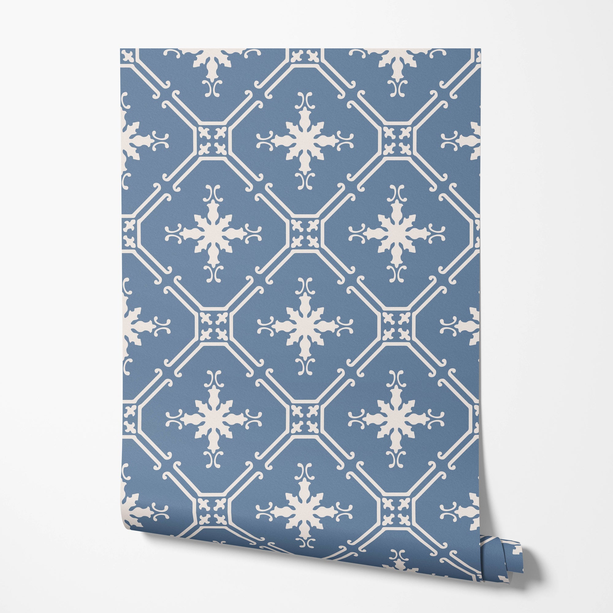 Moroccan Geometric Tile Wallpaper