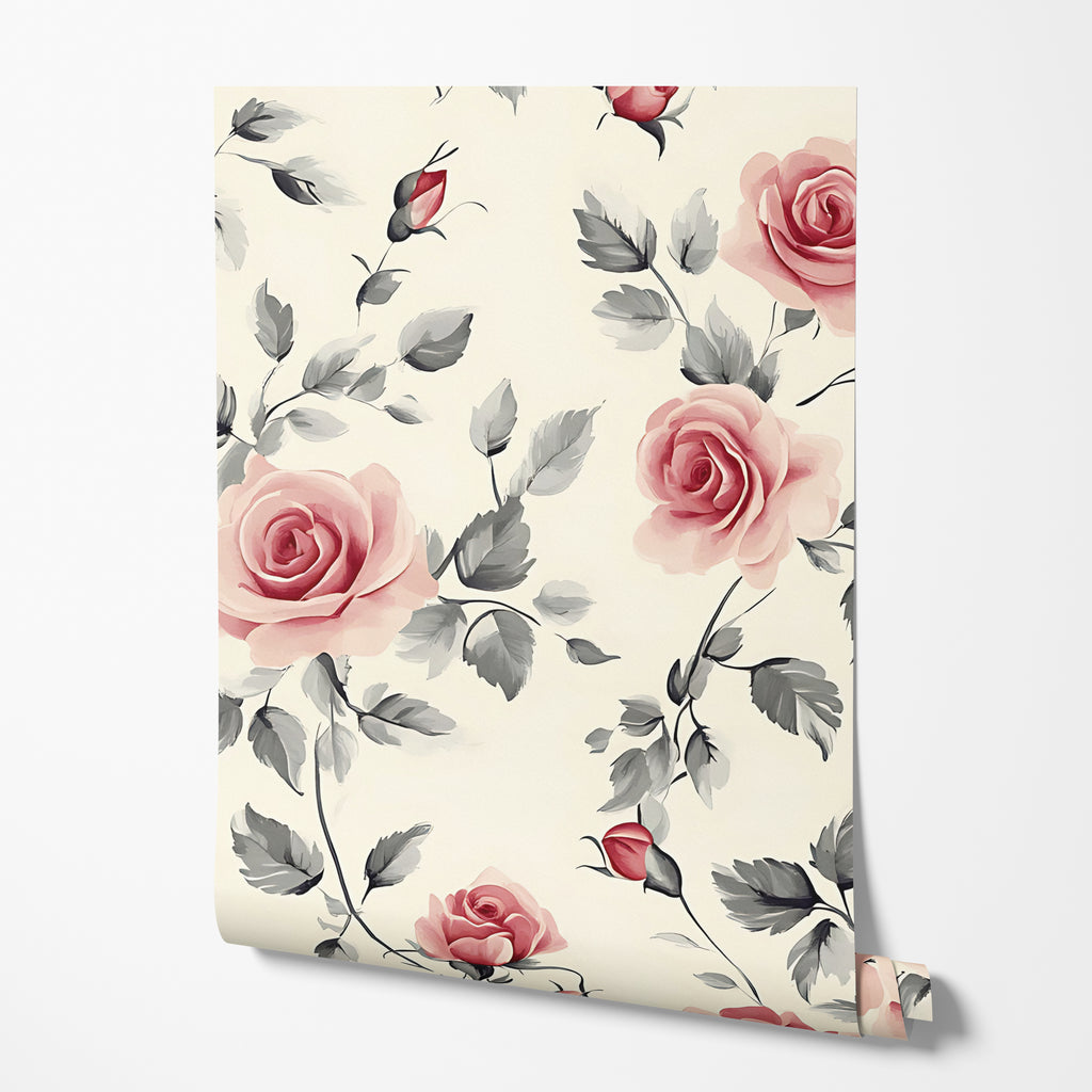 Rose Floral Wallpaper