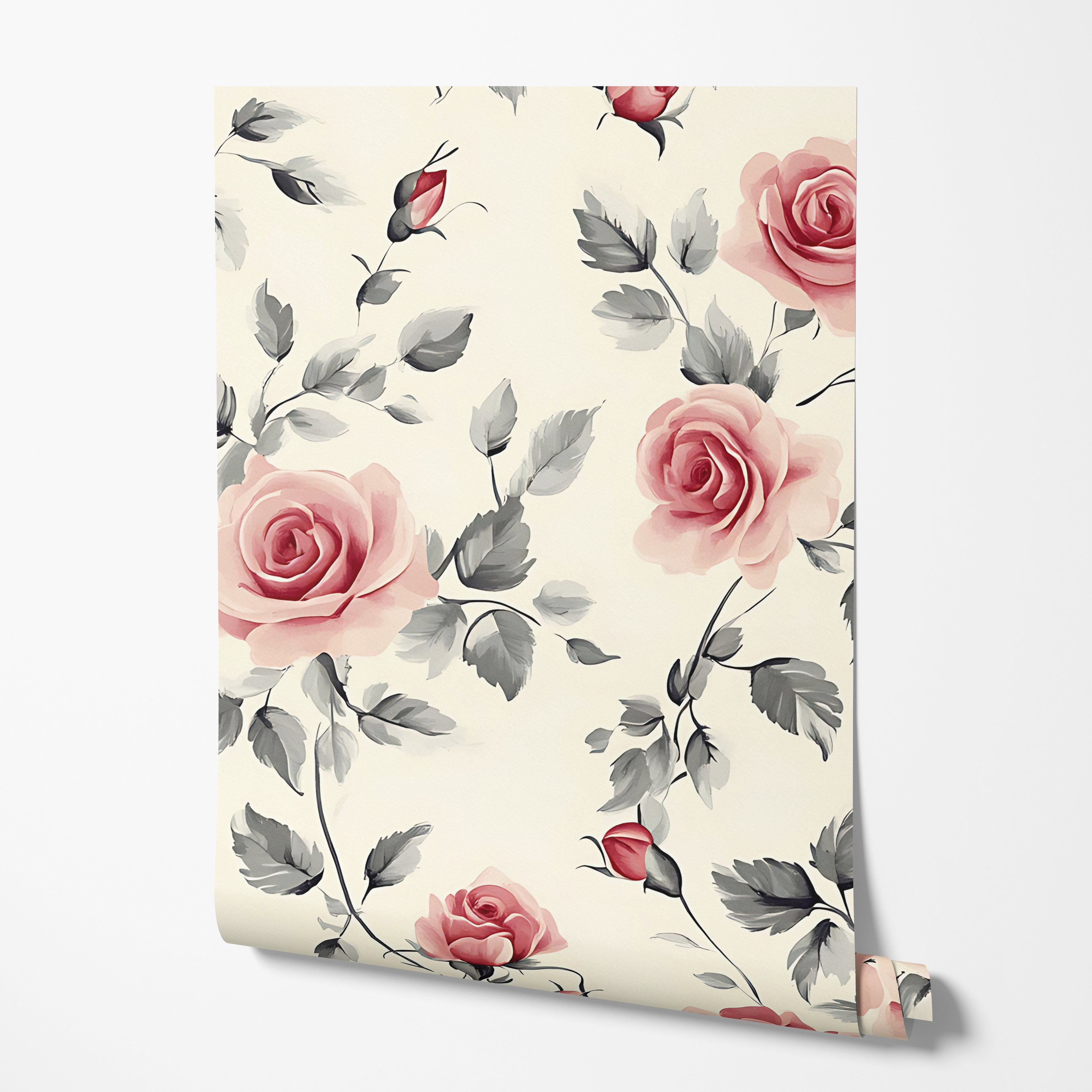 Rose Floral Wallpaper