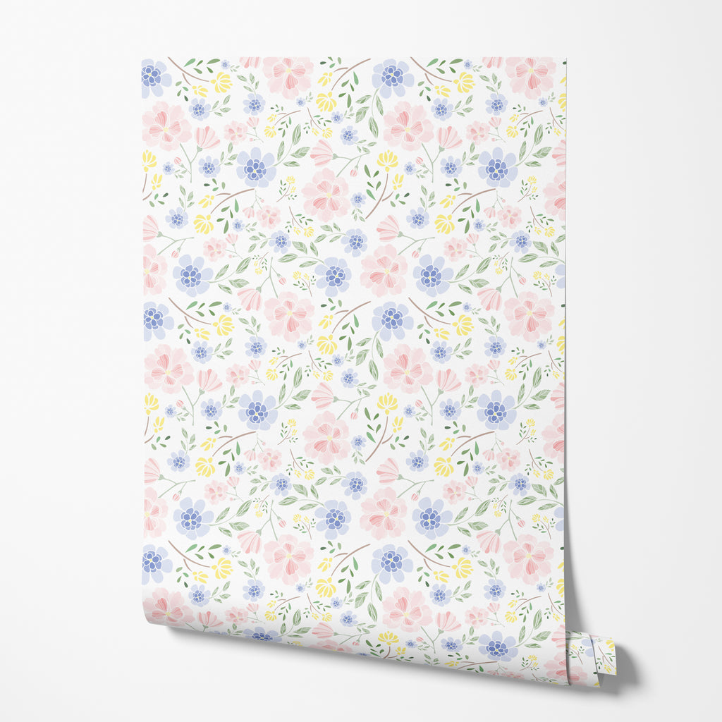 Pastel Peony Garden Wallpaper