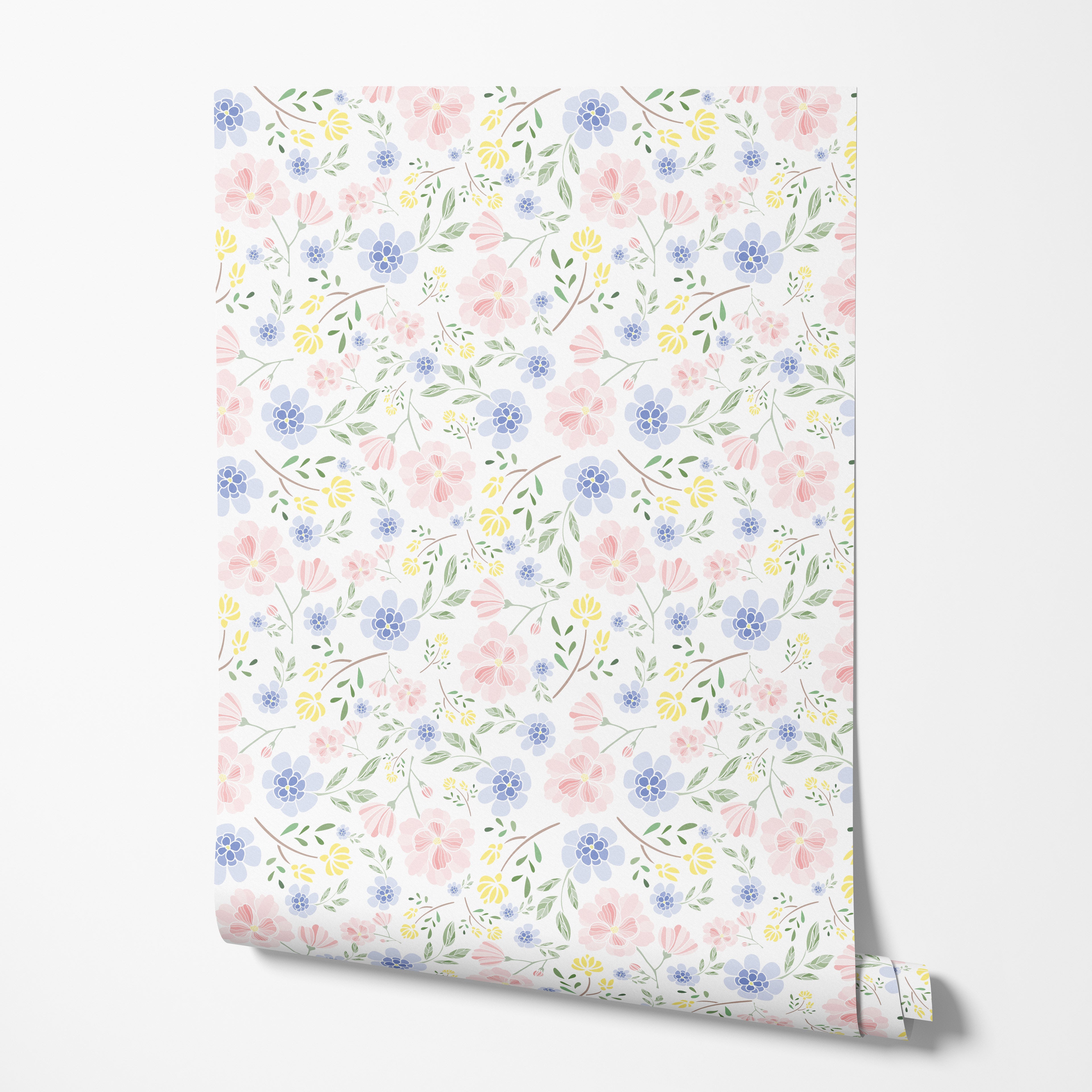 Pastel Peony Garden Wallpaper