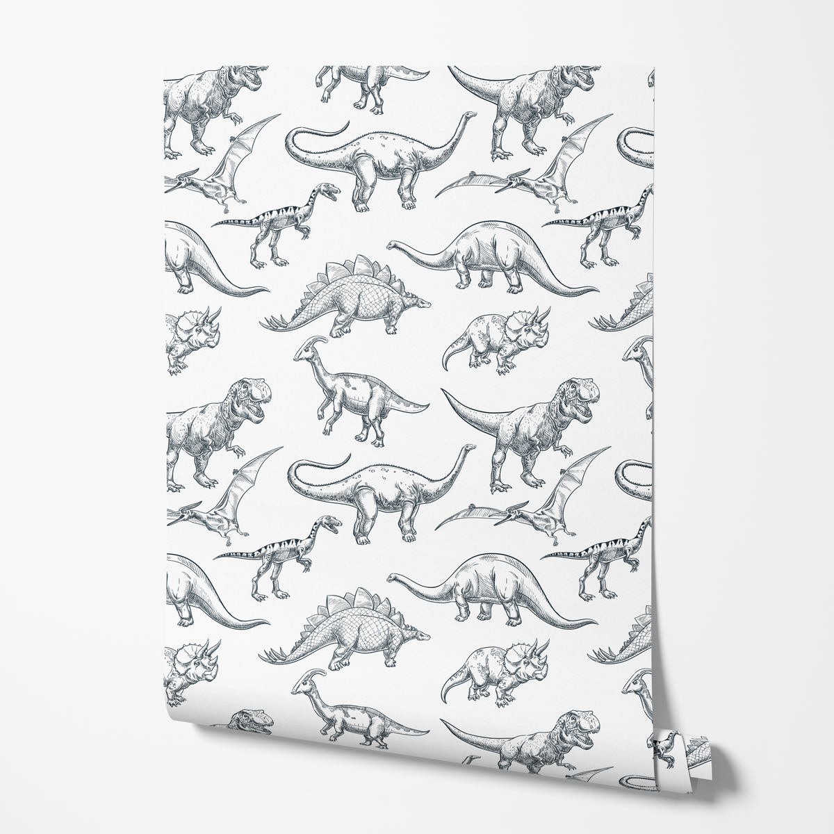 Dinosaur Sketch Wallpaper