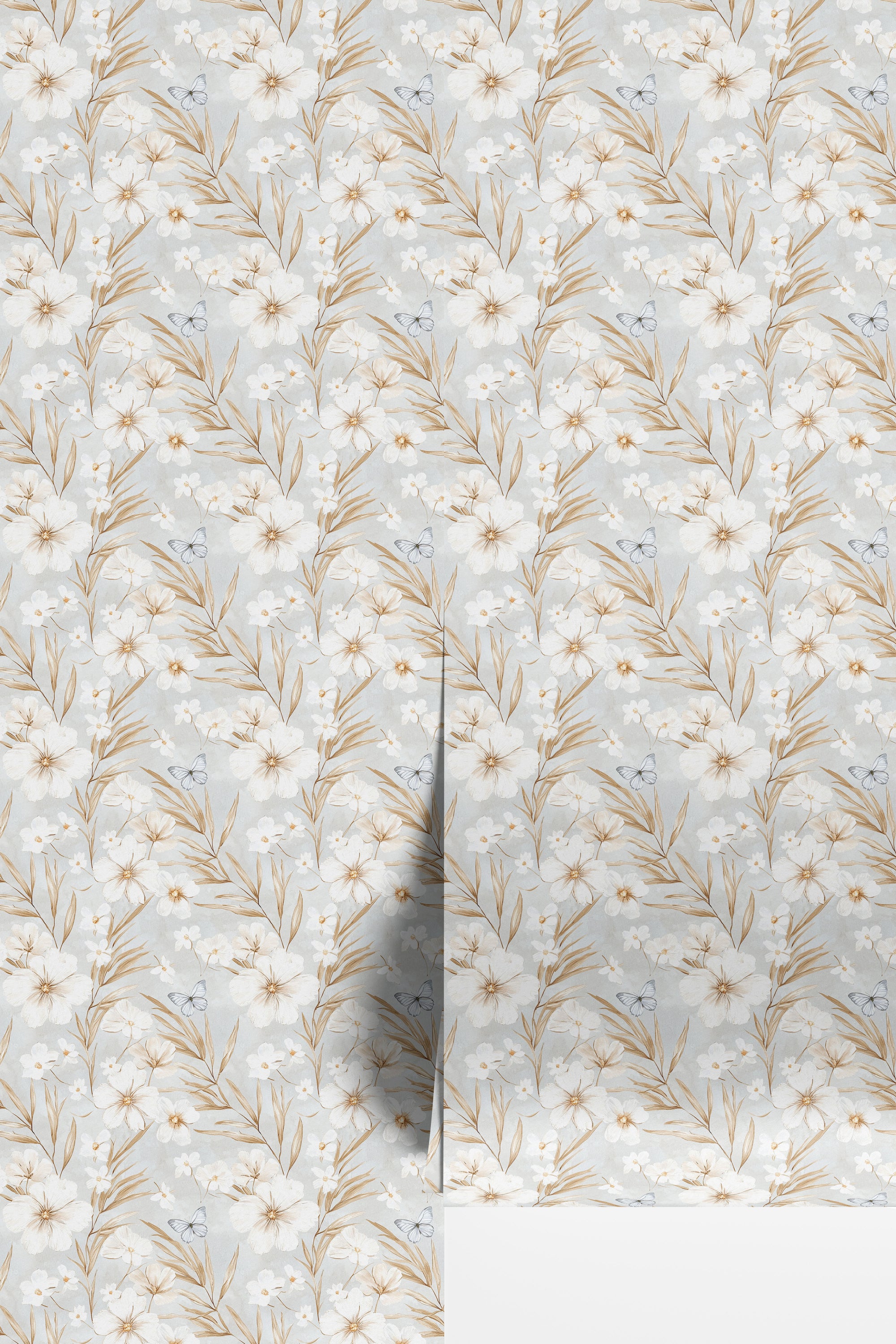 starpetal wallpaper, premium peel & stick, 2x10 feet 24 inchesx 120 inches, home decor