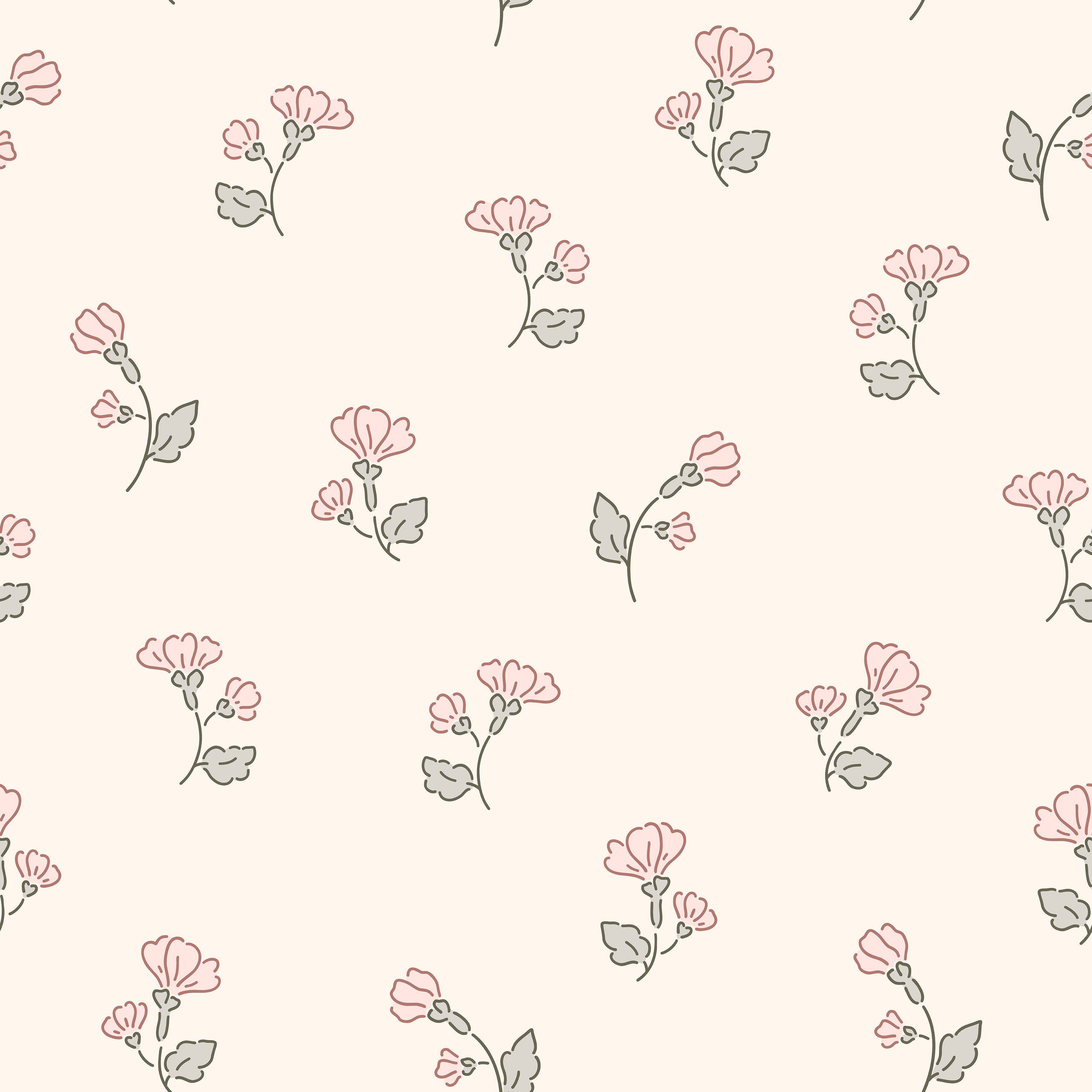 calantha wallpaper, premium peel & stick, sample 12 inchesx12 inches, pink; floral, wallpaper decor