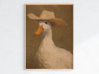 cowboy goose vintage wall art, poster, 18 inches x 24 inches, home decor