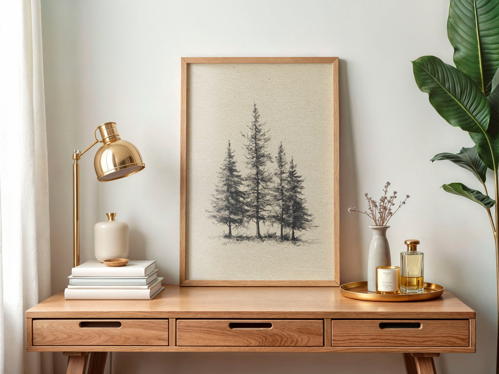 vintage wall art, poster, 8 inches x 10 inches, home decor