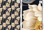 Floral Damask Wallpaper