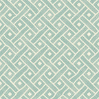 Teal Geometric Lattice Wallpaper
