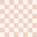 Blush Watercolor Check Wallpaper