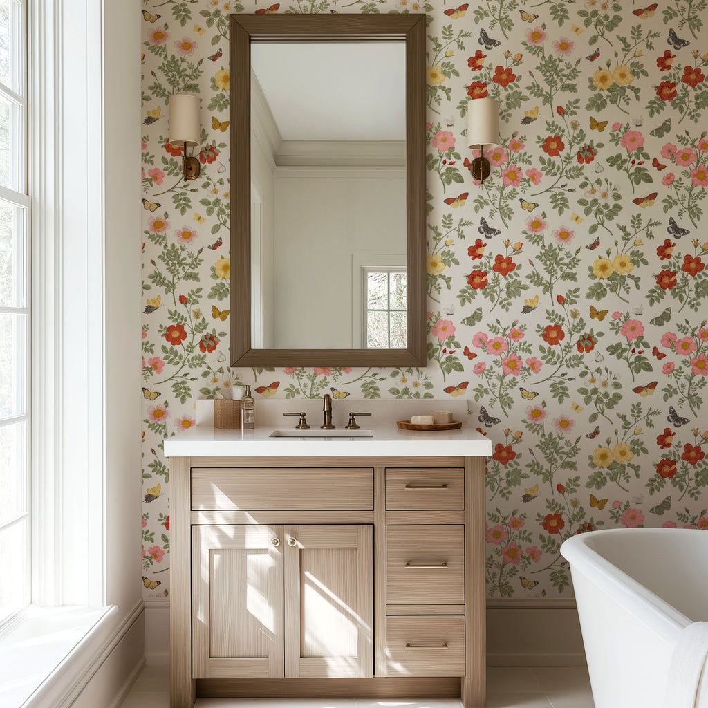 The Briar Butterfly Wallpaper