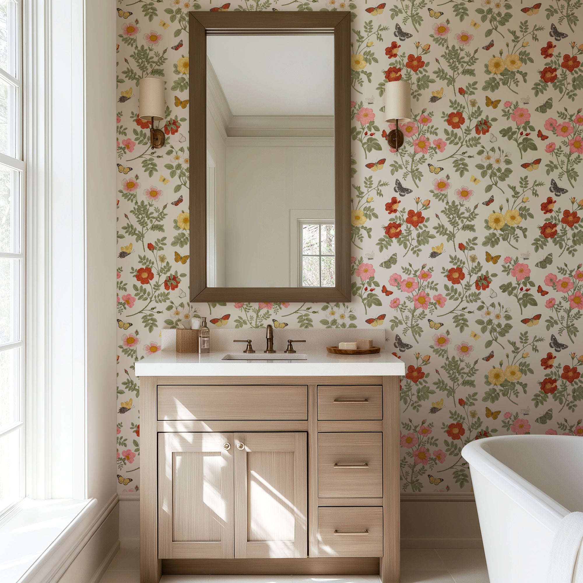 The Briar Butterfly Wallpaper