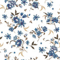 Cobalt Blossom Wallpaper