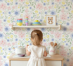 Pastel Peony Garden Wallpaper