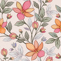 Bloom Vine Wallpaper