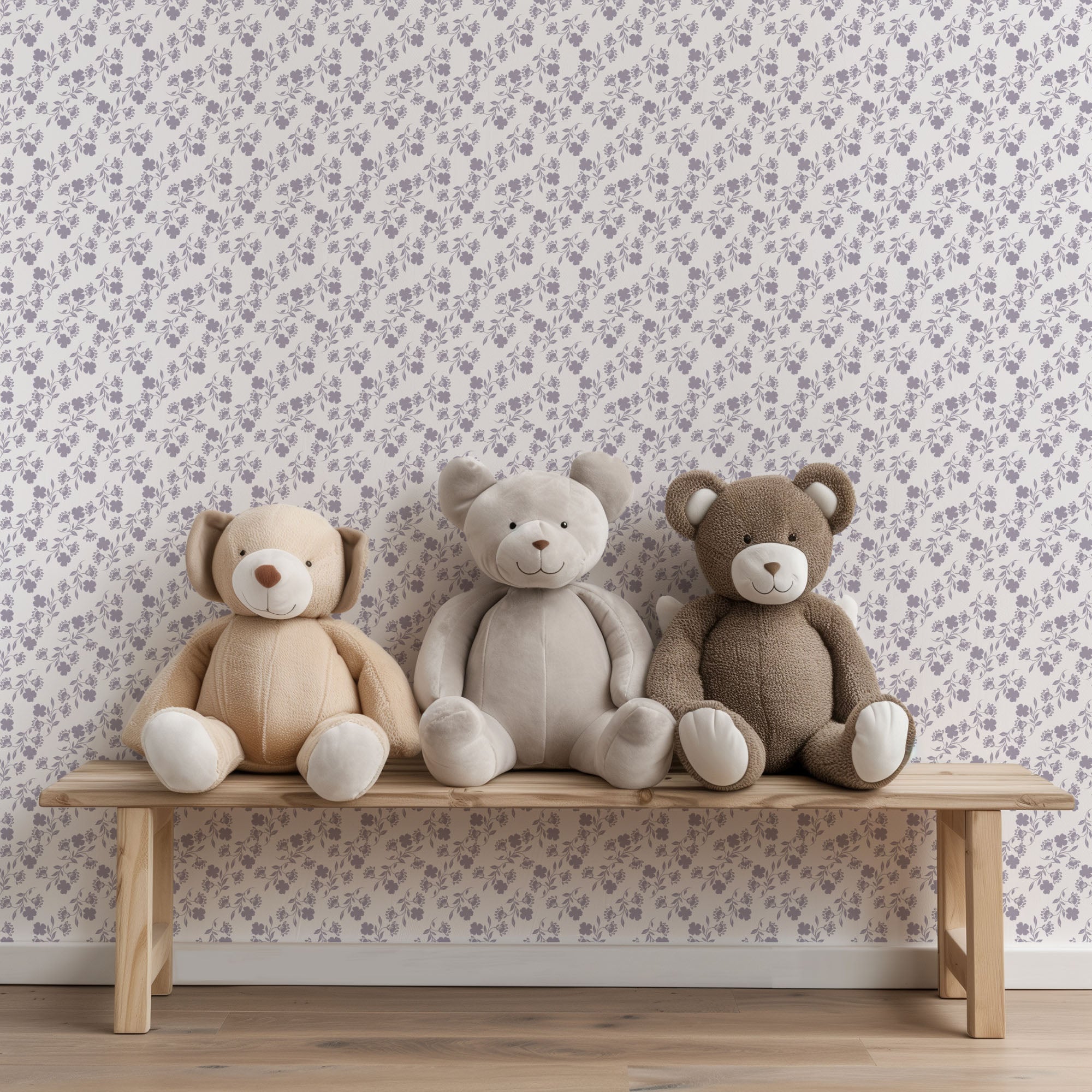 Lilac Silhouette Wallpaper