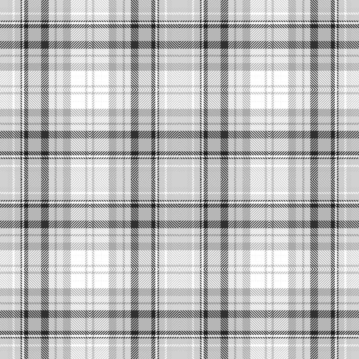 Grayscale Tartan Wallpaper
