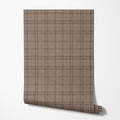 Brown Tartan Plaid Wallpaper