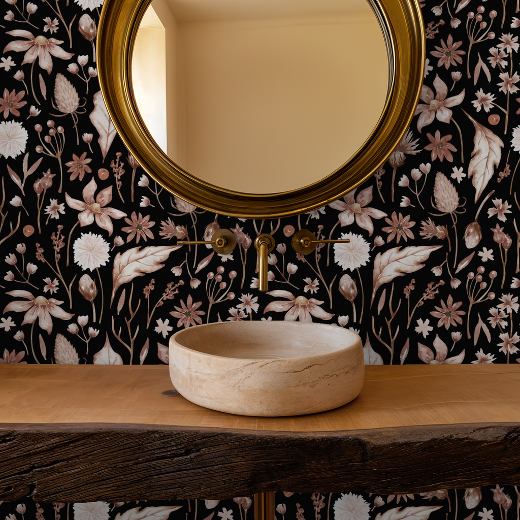 Autumn Florals Wallpaper
