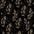 Gold Botanicals Wallpaper