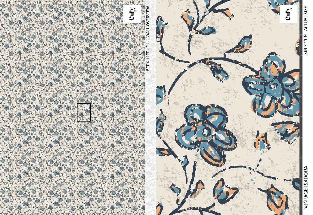 Vintage Isadora Wallpaper