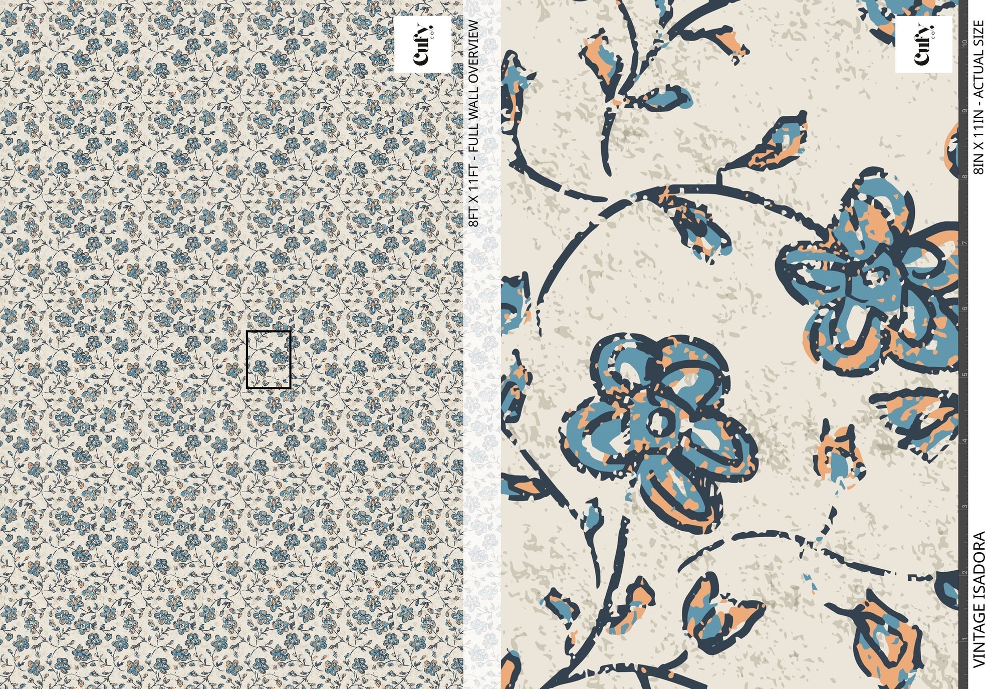 Vintage Isadora Wallpaper