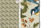 Birds and Berries Wallpaper