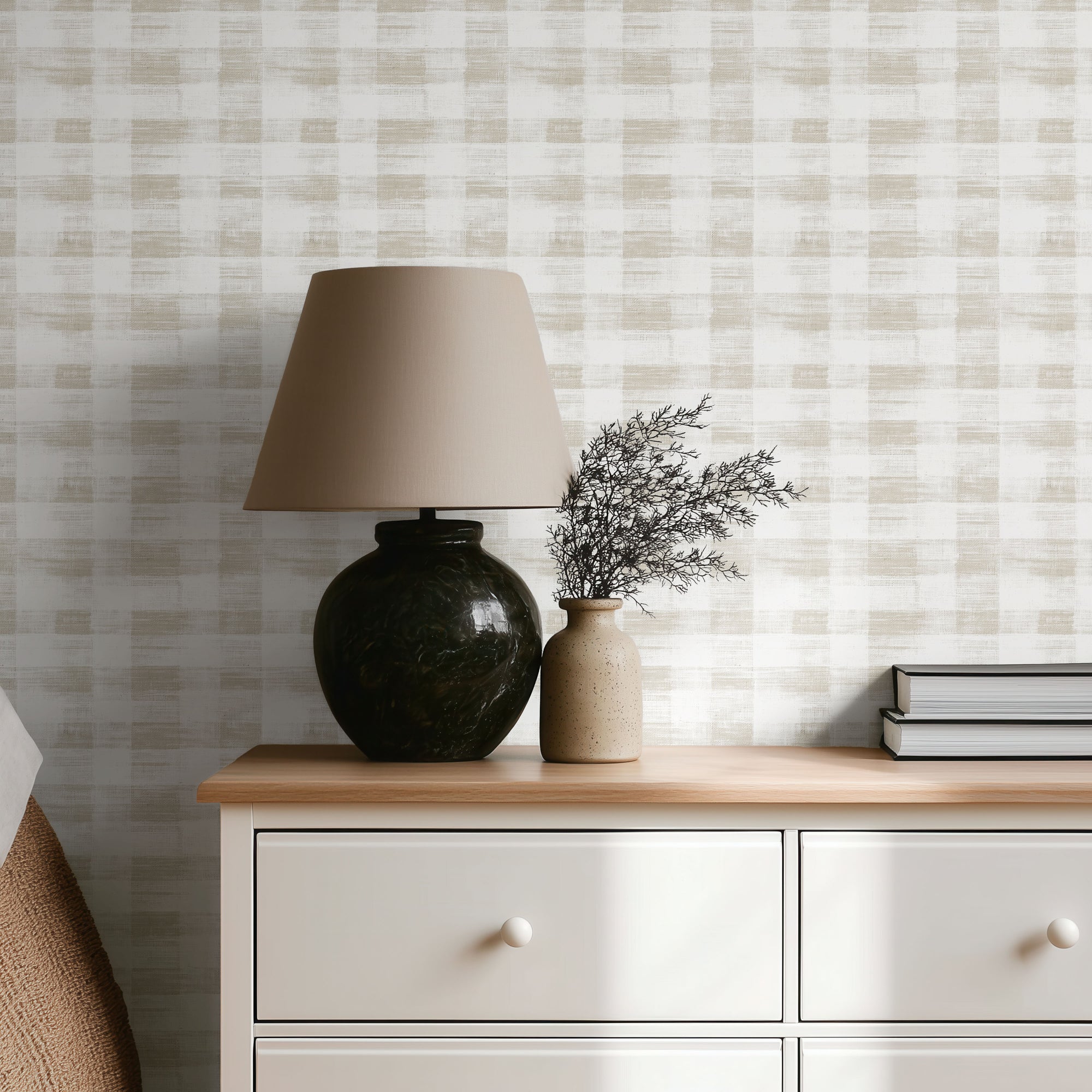 Finnegan Checked Wallpaper