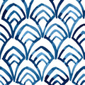 Seigaiha-style Scallop Wallpaper