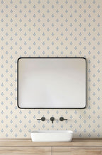 Blue Sprig Wallpaper