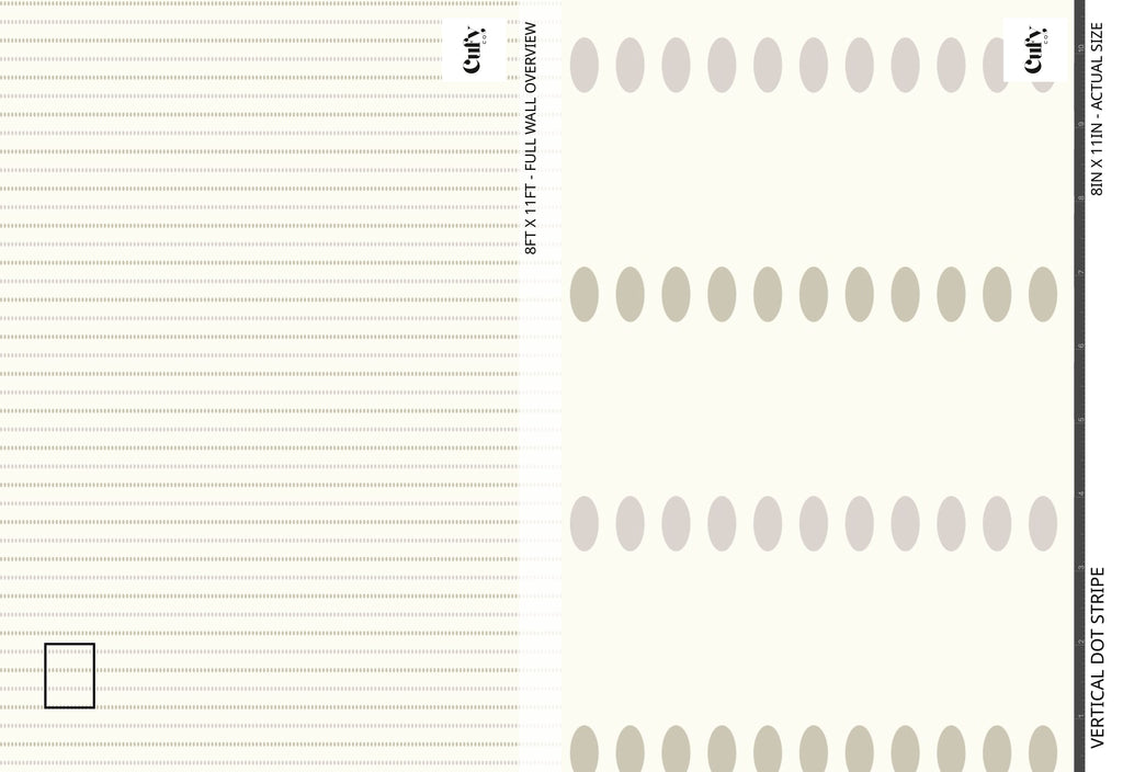 Vertical Dot Stripe Wallpaper