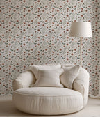 Watercolor Botanicals Floral Wallpaper