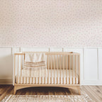 Blush Pink Floral Wallpaper