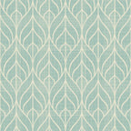 Geometric Leaf Trellis Wallpaper