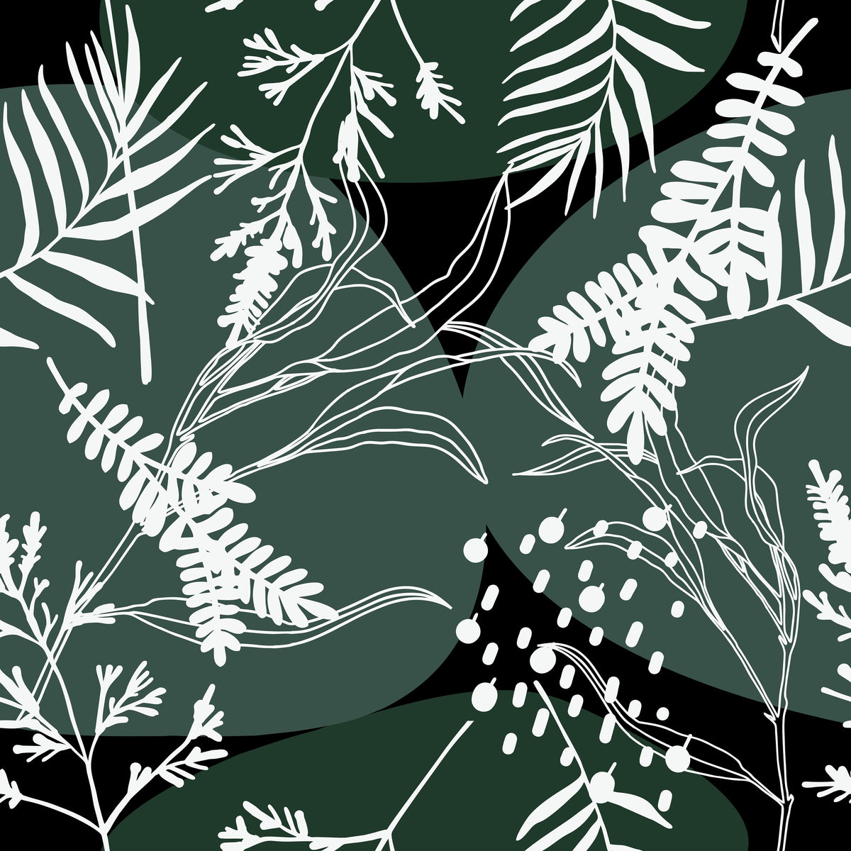 Leaf Silhouette Wallpaper
