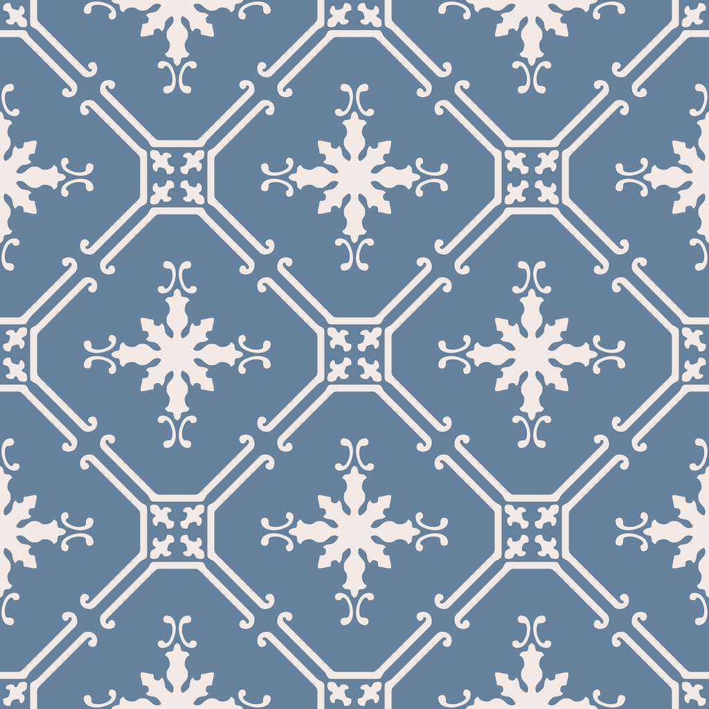Moroccan Geometric Tile Wallpaper