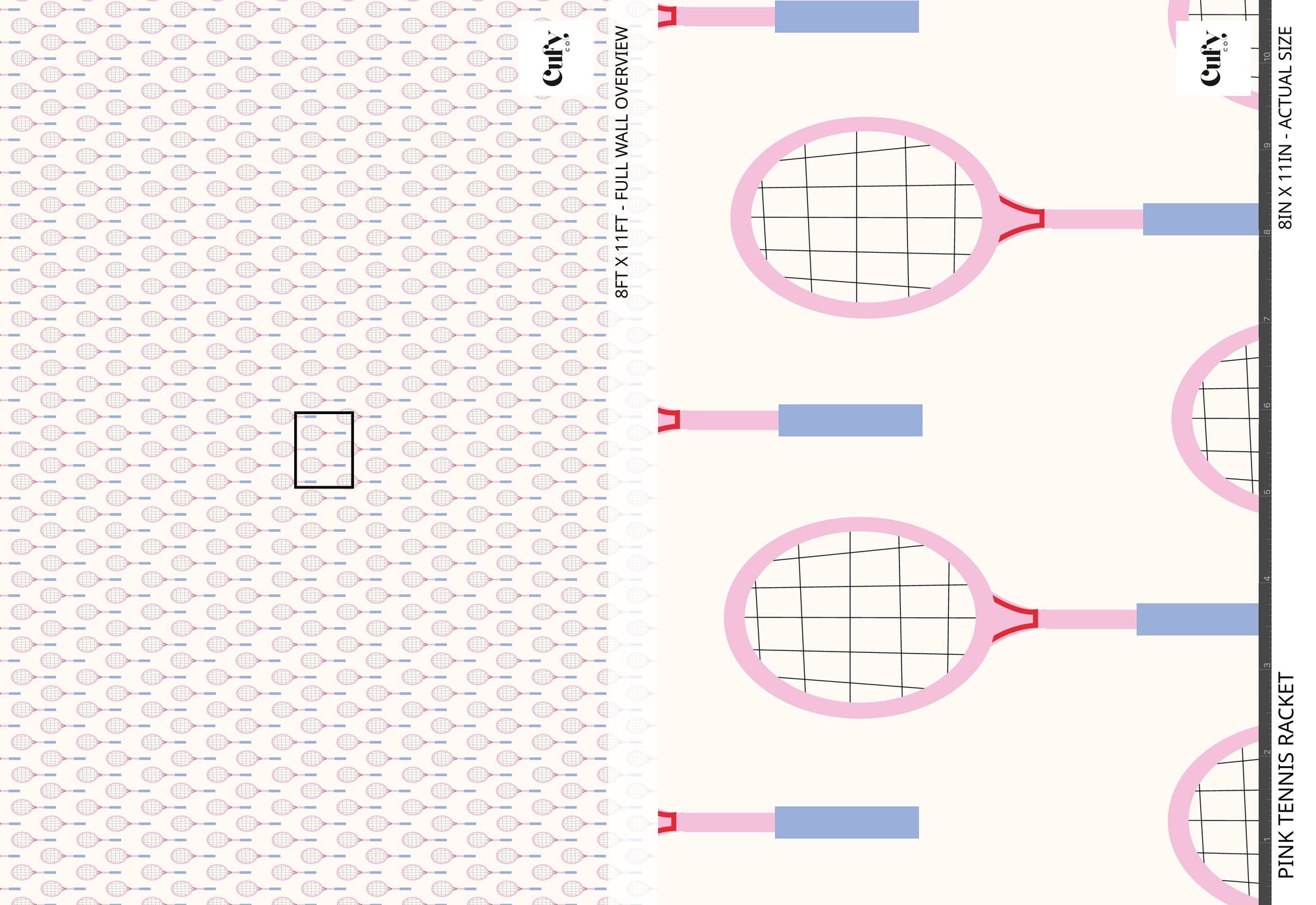 Pink Tennis Racket Wallpaper