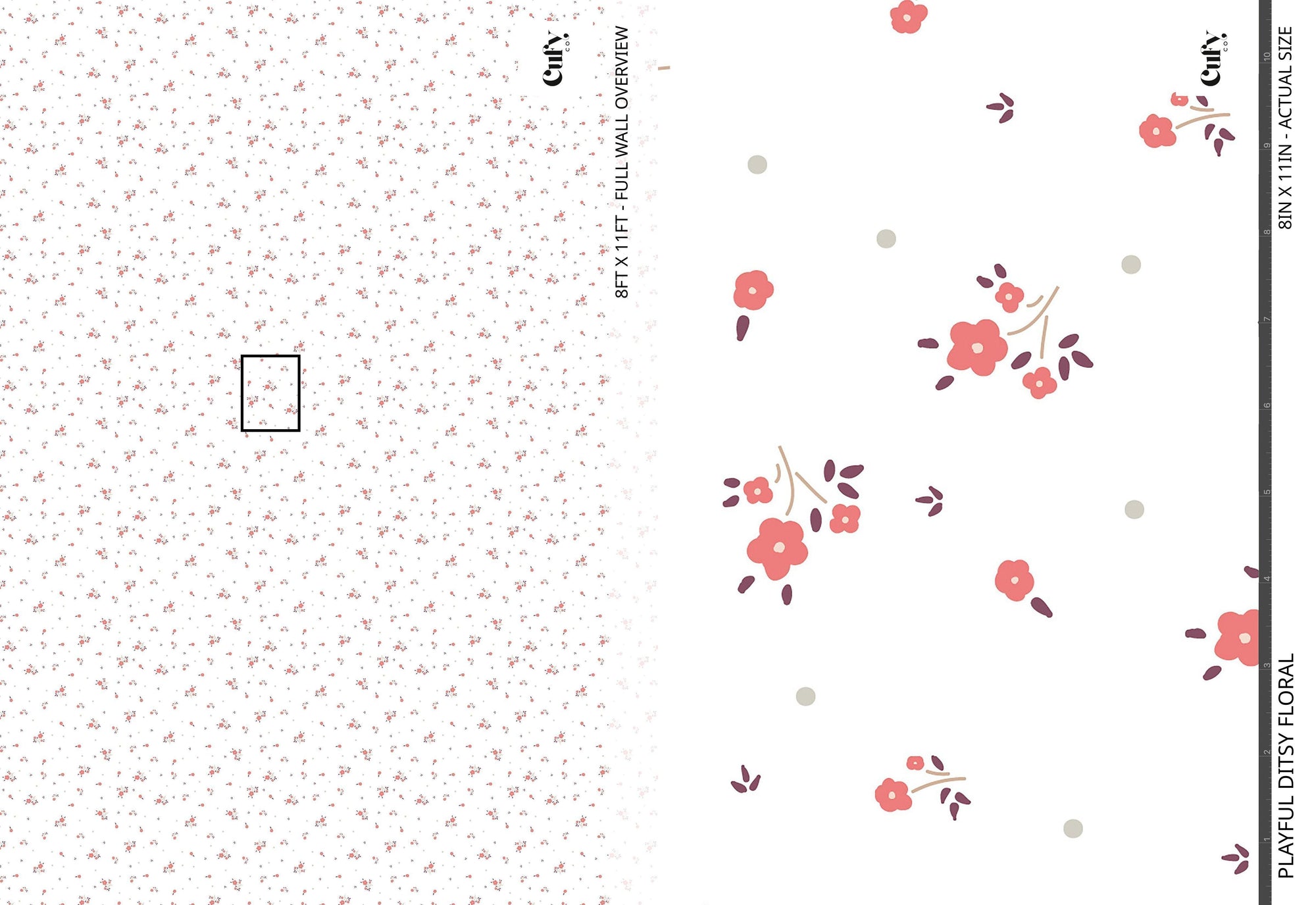 Playful Ditsy Floral Wallpaper