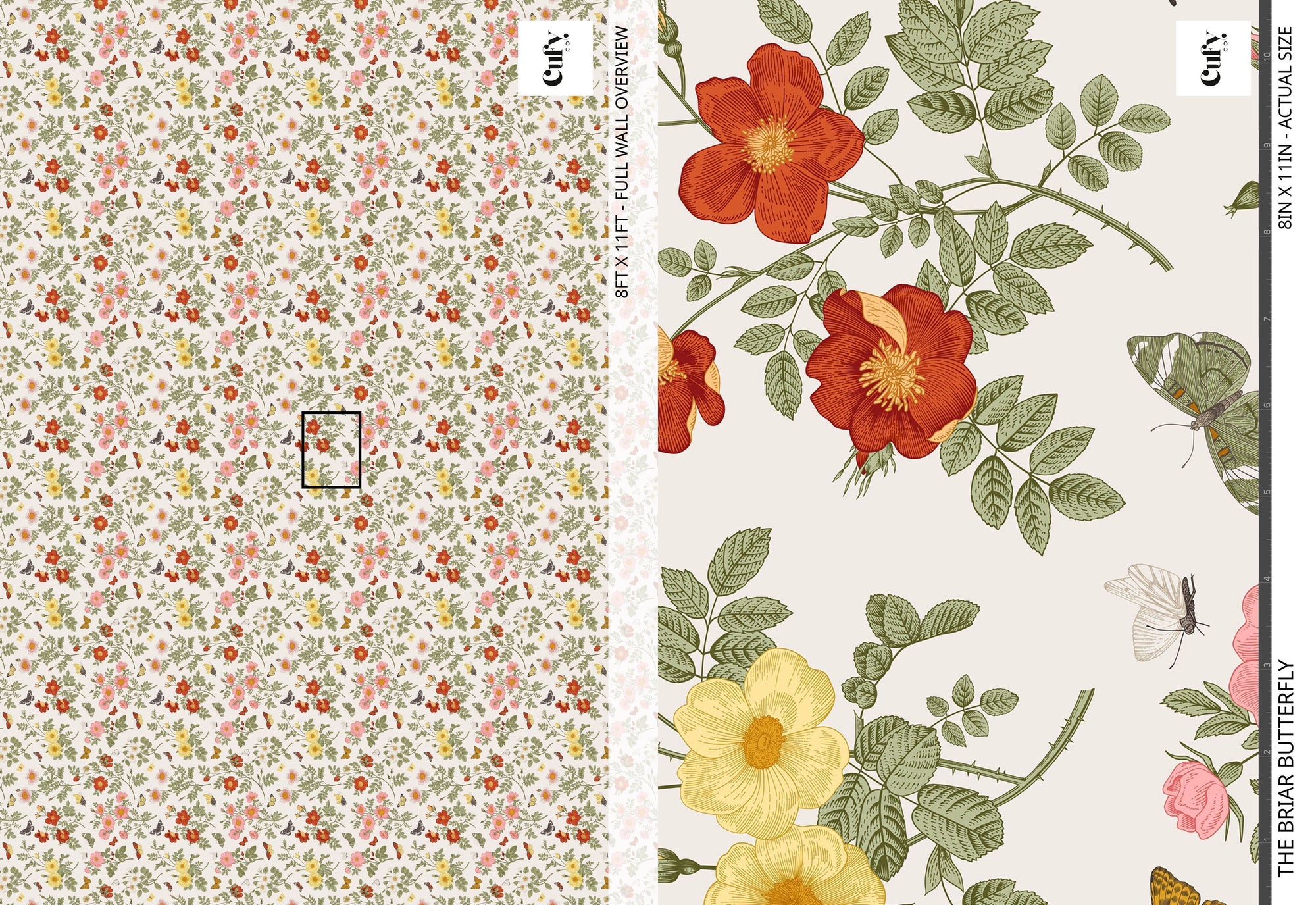 The Briar Butterfly Wallpaper