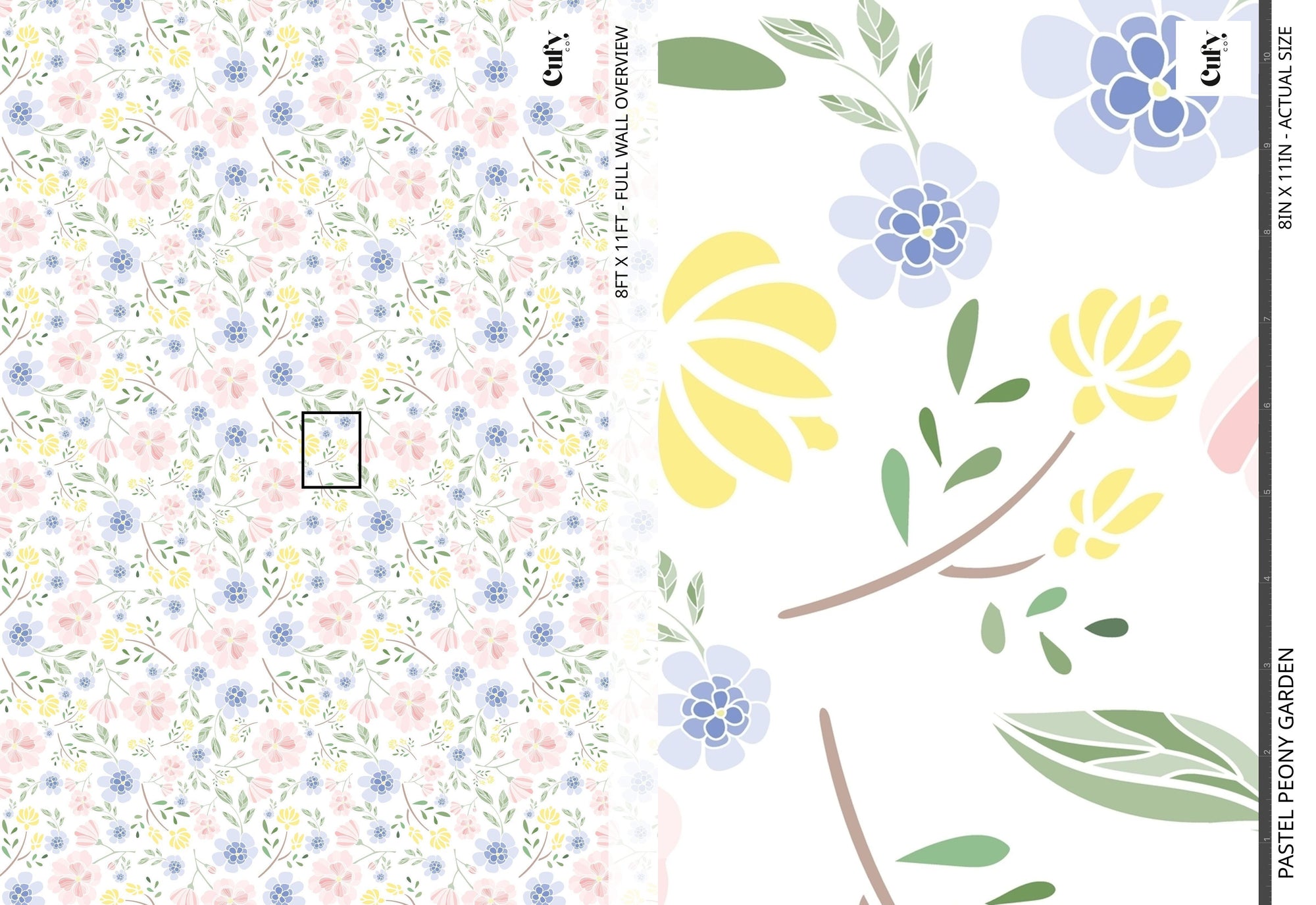 Pastel Peony Garden Wallpaper