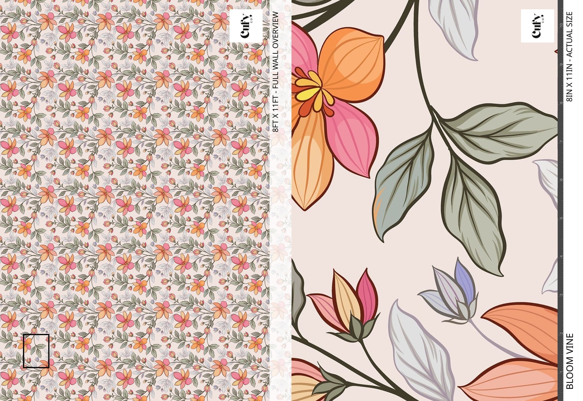 Bloom Vine Wallpaper