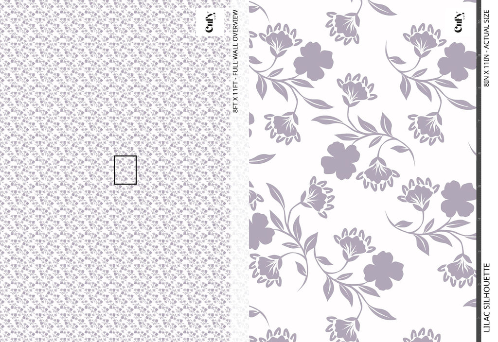 Lilac Silhouette Wallpaper