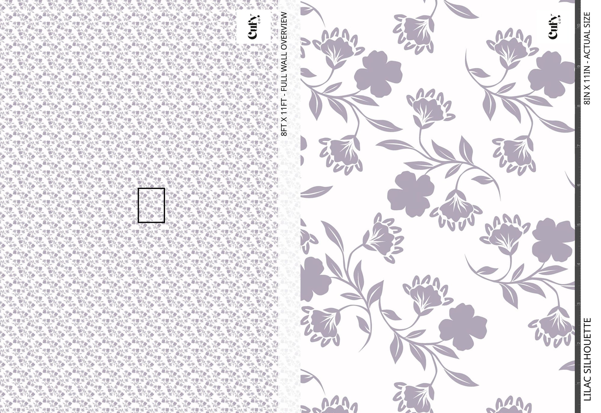 Lilac Silhouette Wallpaper