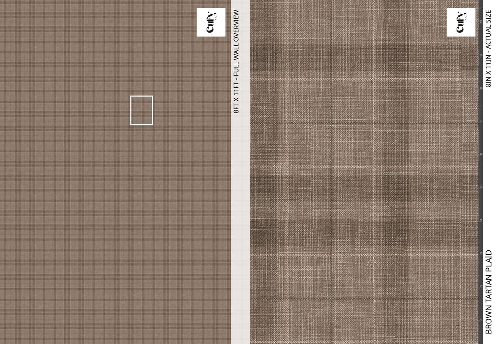 Brown Tartan Plaid Wallpaper