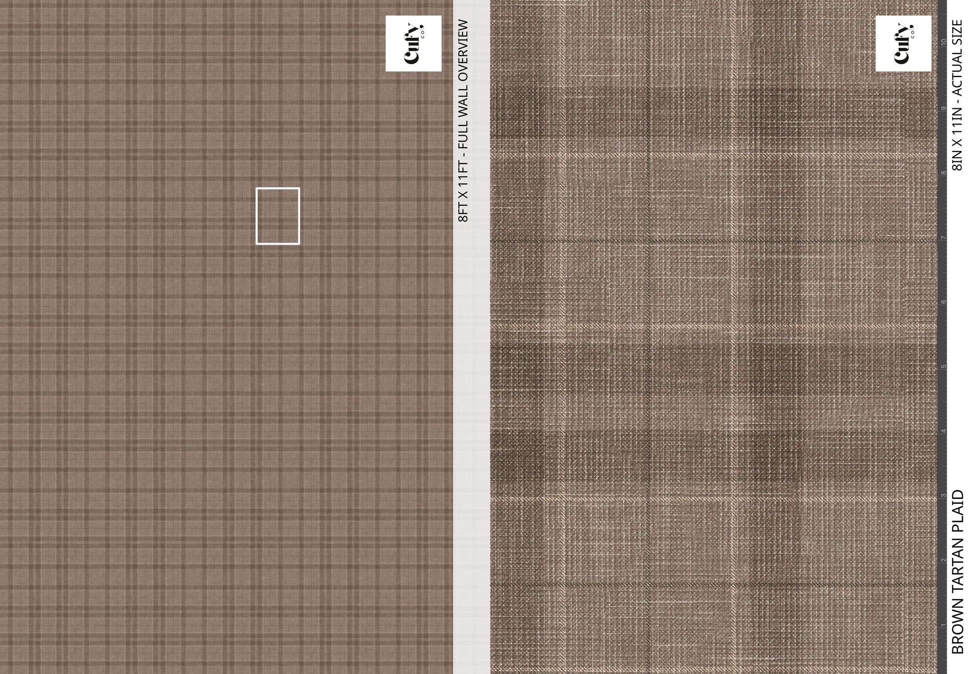 Brown Tartan Plaid Wallpaper