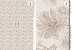 Beige Tropical Palm Wallpaper