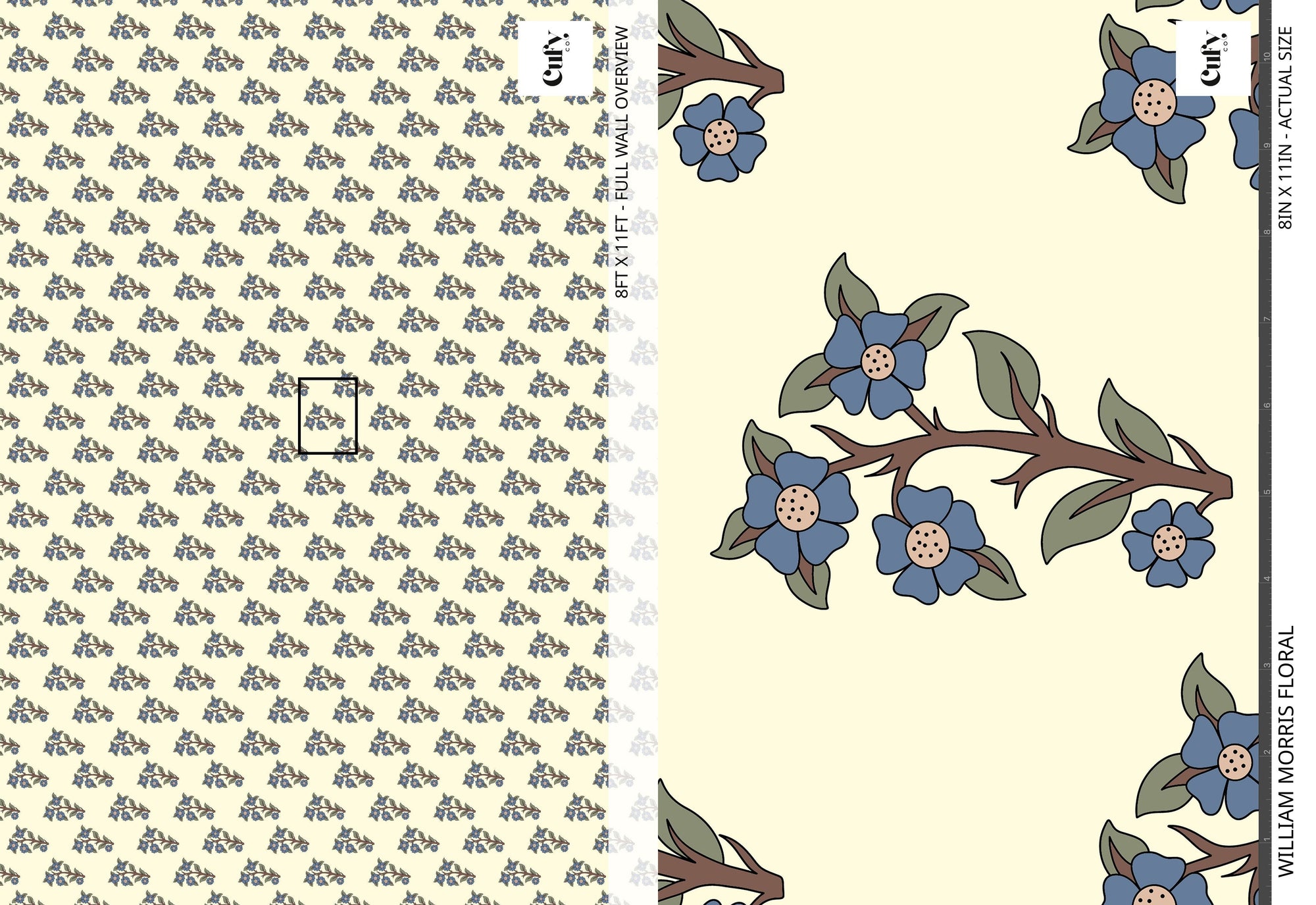 William Floral Wallpaper